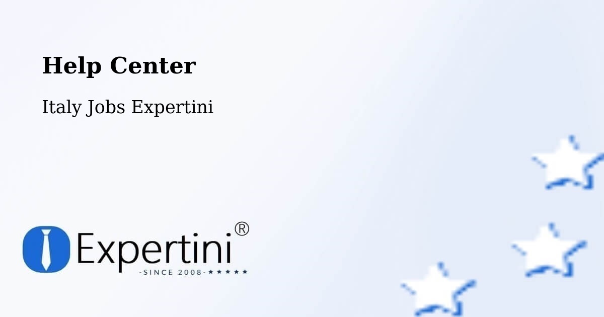 Help Center - Italy Jobs Expertini